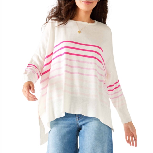 MERSEA AMOUR SWEATER PINK STRIPE - Picture 1 of 13